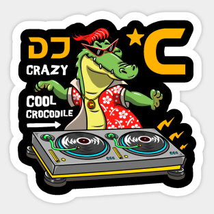 DJ Crocodile Sticker